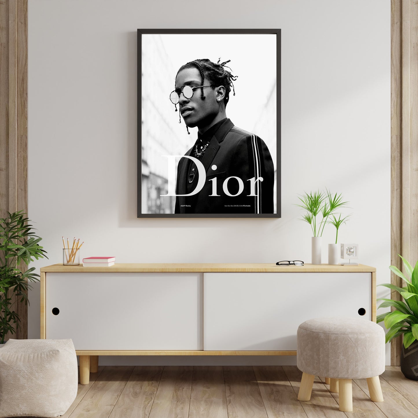 ASAP Rocky Wall Poster L (61*81cm) – Hip-Hop Decor – High-Quality Music Artist Art – Perfect Gift for Hip-Hop Fans & Collectors