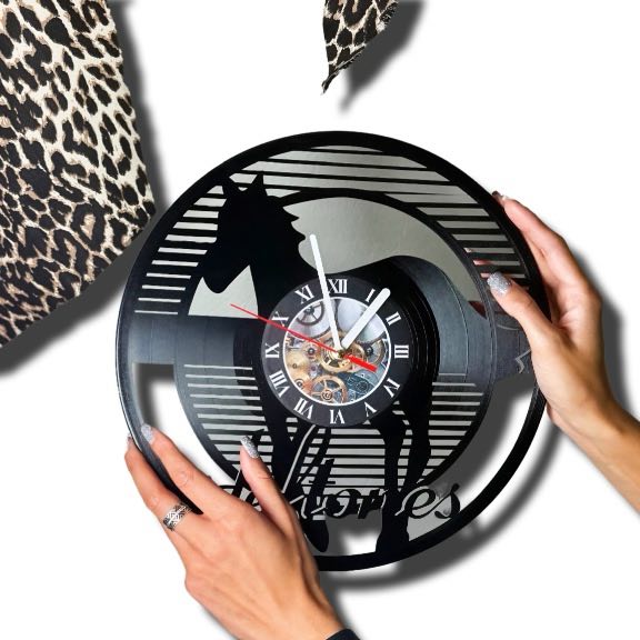 Vinyl wall clocks