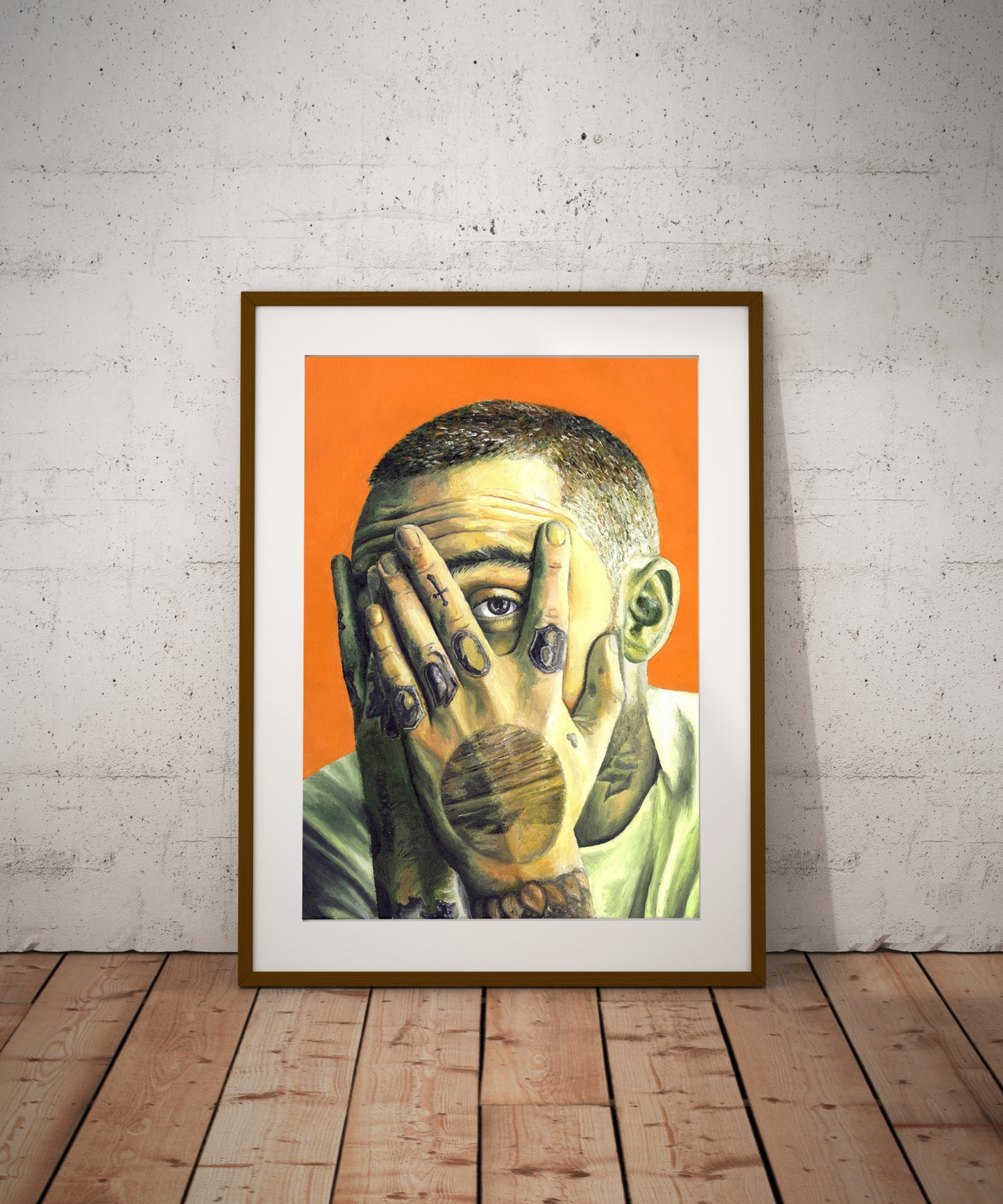 Mac Miller Wall Poster Canvas XL (60*90 cm) – Hip-Hop & Music Decor – High-Quality Artist Art Print – Perfect Gift for Fans & Collectors