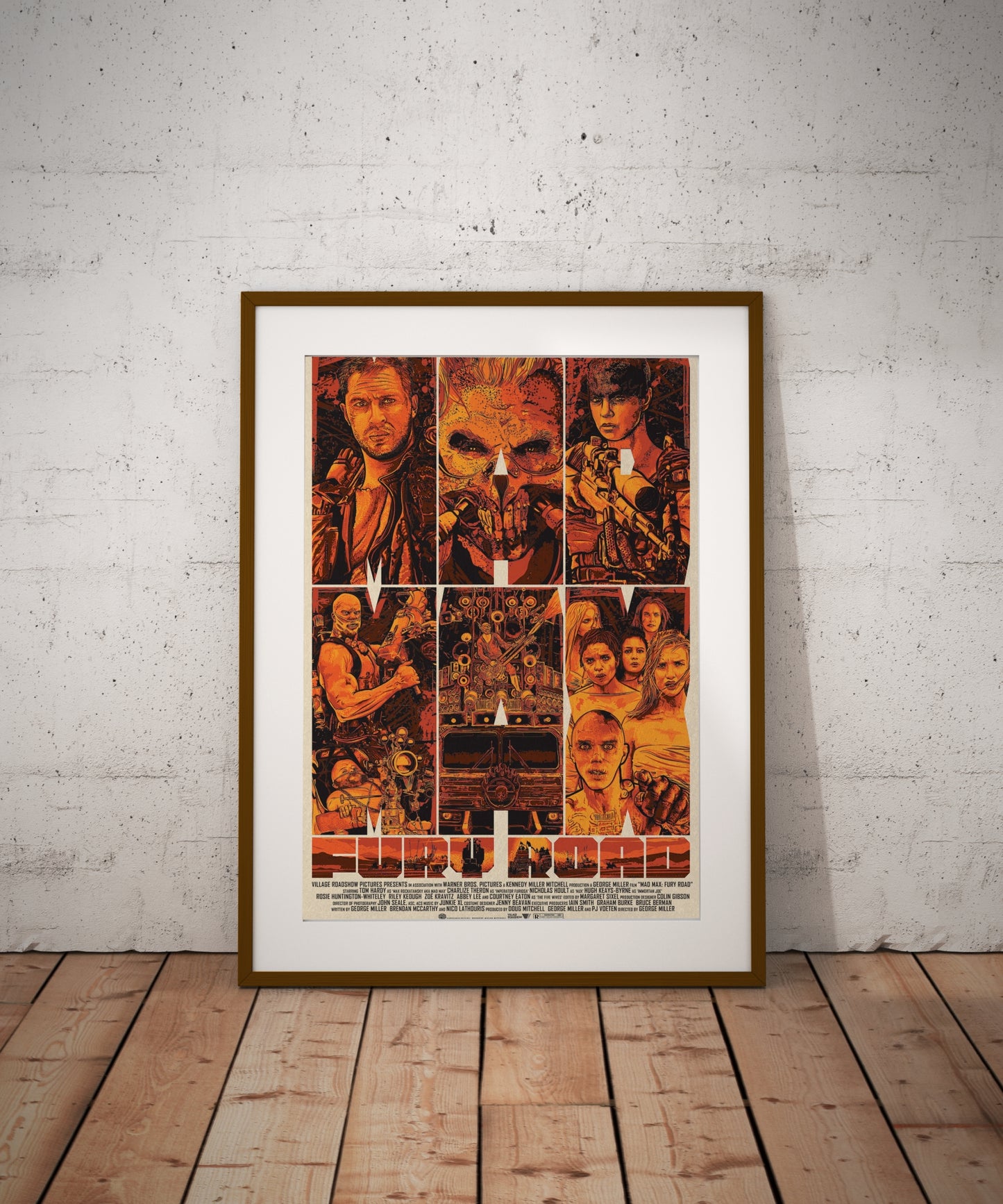 Mad Max inspired Wall Poster M (46*61 cm) – Post-Apocalyptic Decor – High-Quality Art Print – Perfect Gift for Fans & Collectors