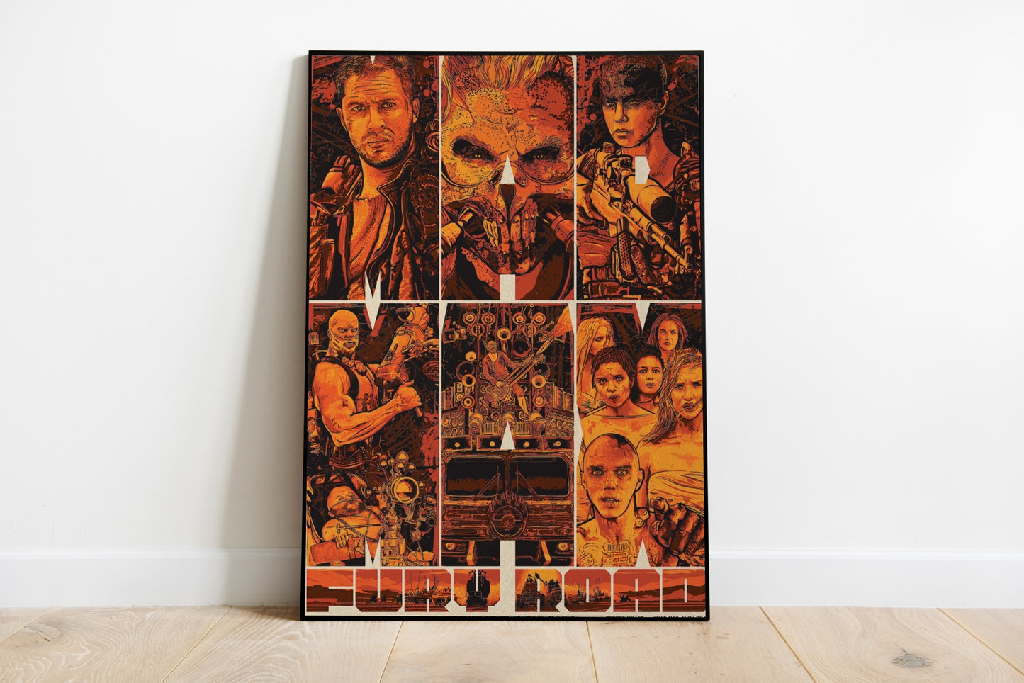 Mad Max inspired Wall Poster M (46*61 cm) – Post-Apocalyptic Decor – High-Quality Art Print – Perfect Gift for Fans & Collectors