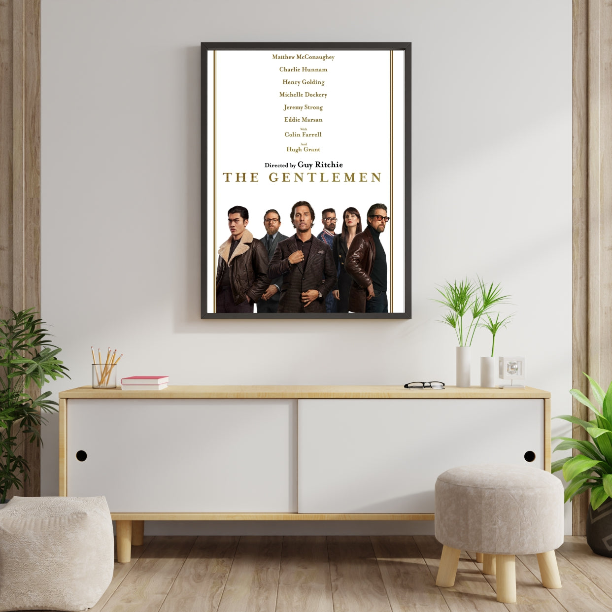 The Gentlemen Movie Wall Poster  XL (61*91 cm)– Stylish Film & Crime Decor – High-Quality Art Print – Perfect Gift for Movie & Crime Fans