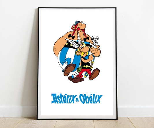 Asterix & Obelix Wall Poster Canvas XL (61*91 cm) – Fun Comic & Cartoon Decor – High-Quality Art Print – Perfect Gift for Fans & Collectors