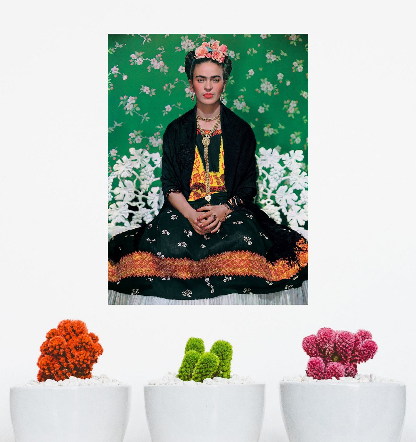 Frida Kahlo Artistic Wall Poster M (46*61 cm) – Bohemian & Iconic Decor – High-Quality Art Print – Perfect Gift for Art & Culture Fans