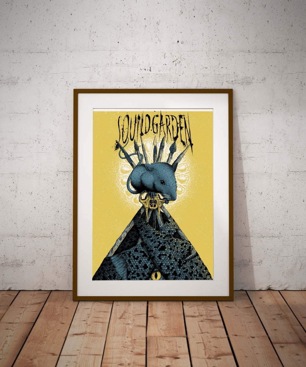 Soundgarden Wall Poster M (46*61 cm) – Grunge & Rock Decor – High-Quality Art Print – Perfect Gift for Fans & Music Collectors