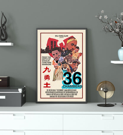 Wu Tang Music Band Poster L (61*81 cm) – Hip-Hop & Rap Decor – High-Quality Music Group Artwork – Perfect Gift for Fans & Collectors