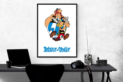 Asterix & Obelix Wall Poster Canvas XL (61*91 cm) – Fun Comic & Cartoon Decor – High-Quality Art Print – Perfect Gift for Fans & Collectors