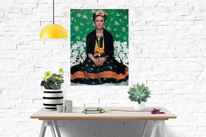 Frida Kahlo Artistic Wall Poster M (46*61 cm) – Bohemian & Iconic Decor – High-Quality Art Print – Perfect Gift for Art & Culture Fans