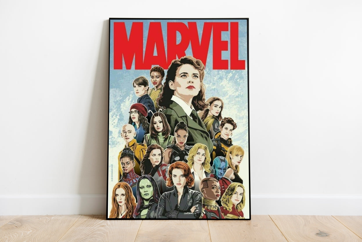 Wonder Marvel Woman Wall Poster L (61*81cm) – Superhero & Comic Decor – High-Quality Mythical Hero Art – Perfect Gift for Fans & Collectors