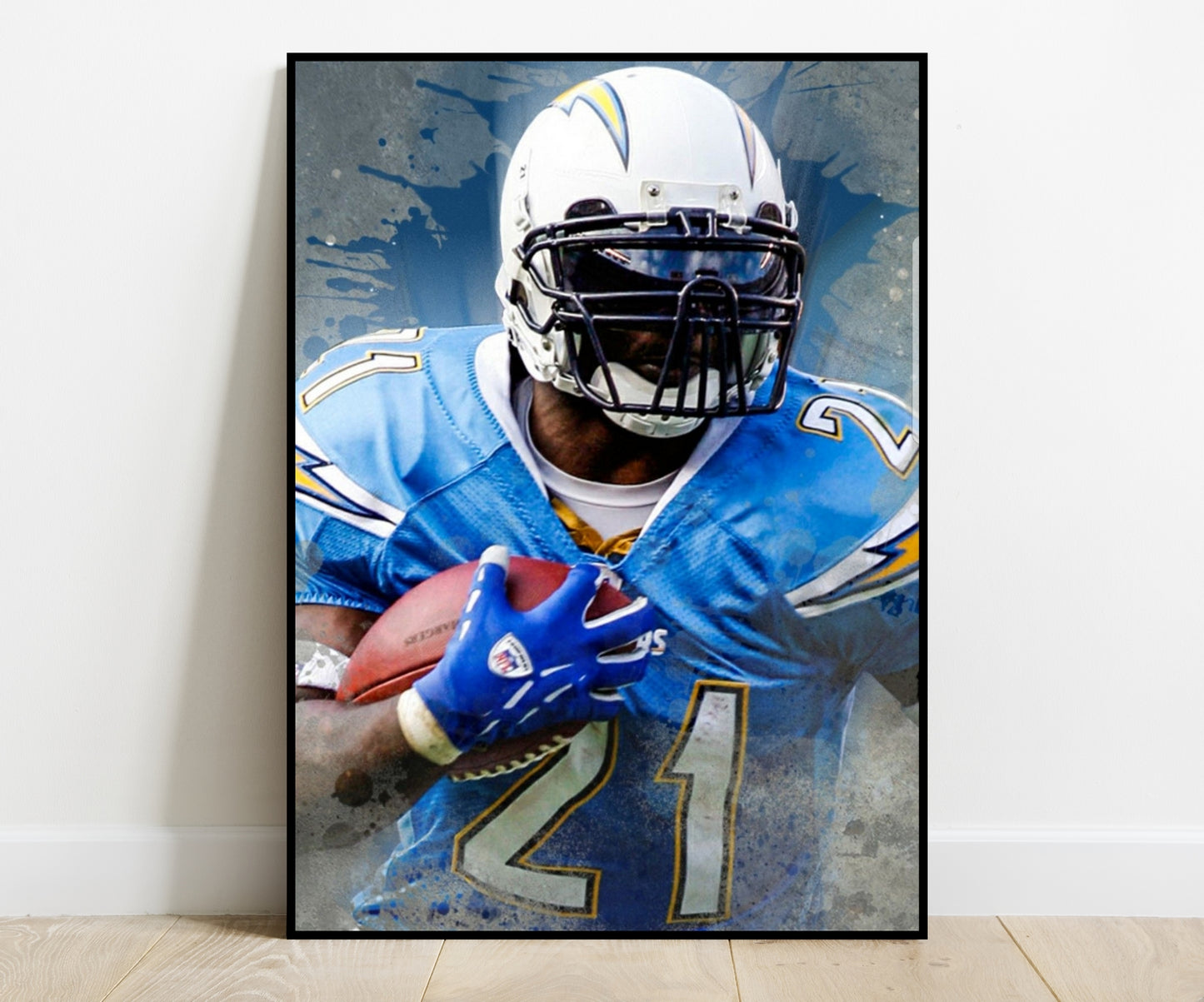Ladainian Tomlinson Wall Poster XL (61*91 cm) – NFL & Football Decor – High-Quality Athlete Art – Perfect Gift for Fans & Collectors