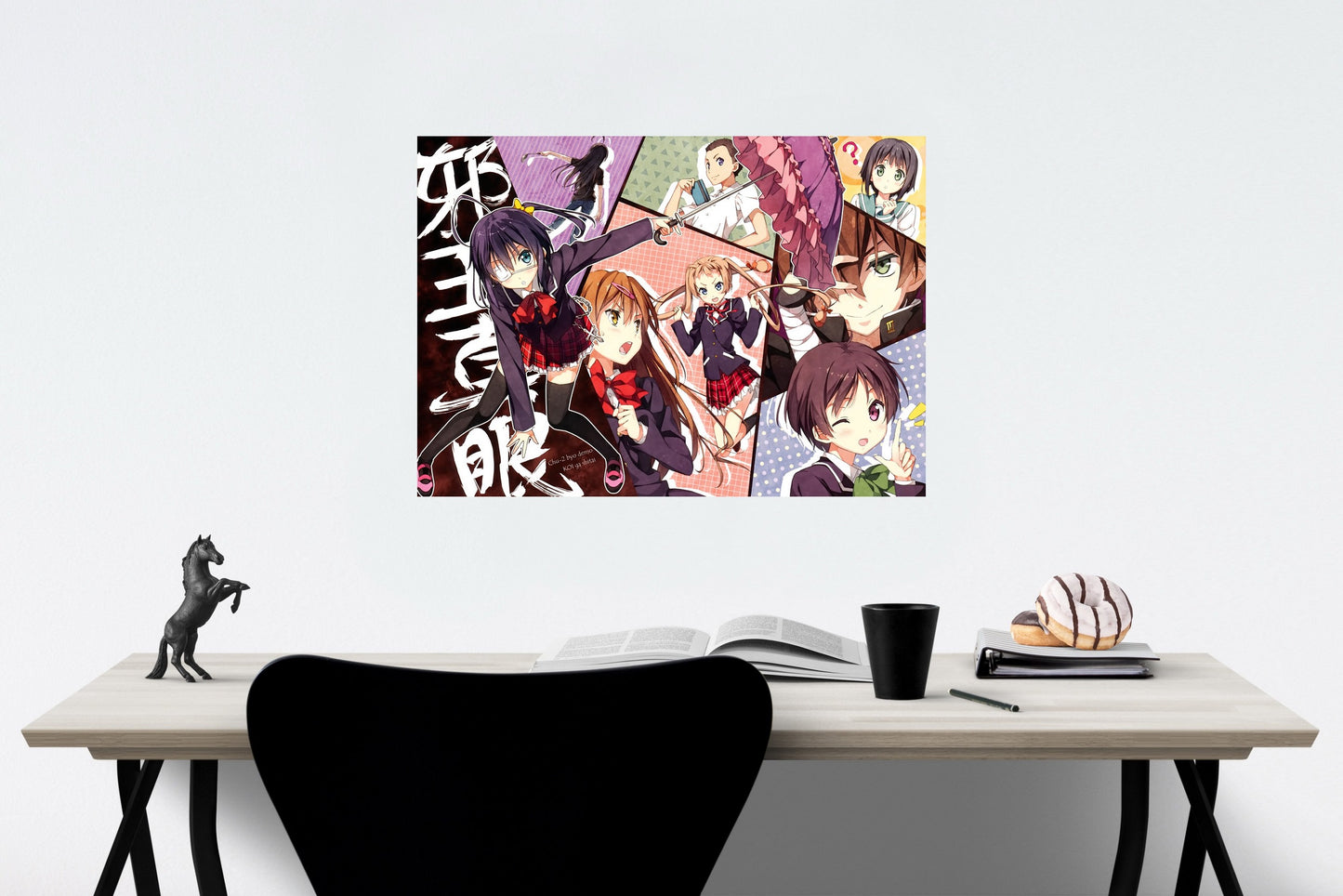 Chuunibyou-Inspired Wall Poster XL (61*91 cm) – Vintage & Mysterious Deco – High-Quality Art Print – Perfect Gift for Anime & Art Enthusiasts