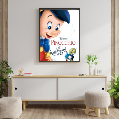 Pinocchio Poster XL (61*91 cm) – Cartoon & Fairy Tale Decor – High-Quality Art Print – Unique Gift for Fans & Art Collectors