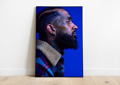 Nipsey Hussle Wall Poster XL (61*91 cm) – Hip-Hop & Music Decor – High-Quality Artist Art Print – Perfect Gift for Fans & Collectors