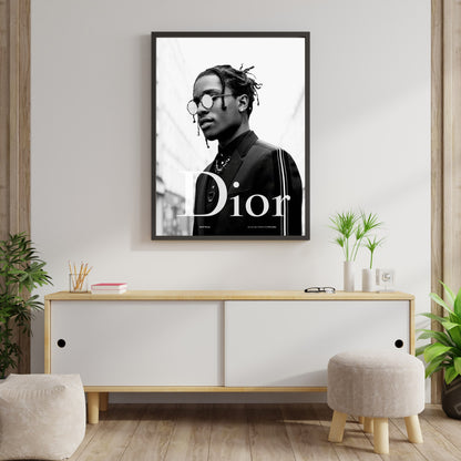 ASAP Rocky Wall Poster L (61*81cm) – Hip-Hop Decor – High-Quality Music Artist Art – Perfect Gift for Hip-Hop Fans & Collectors