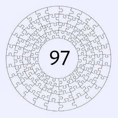 Personalized vinyl record puzzle 12-inch