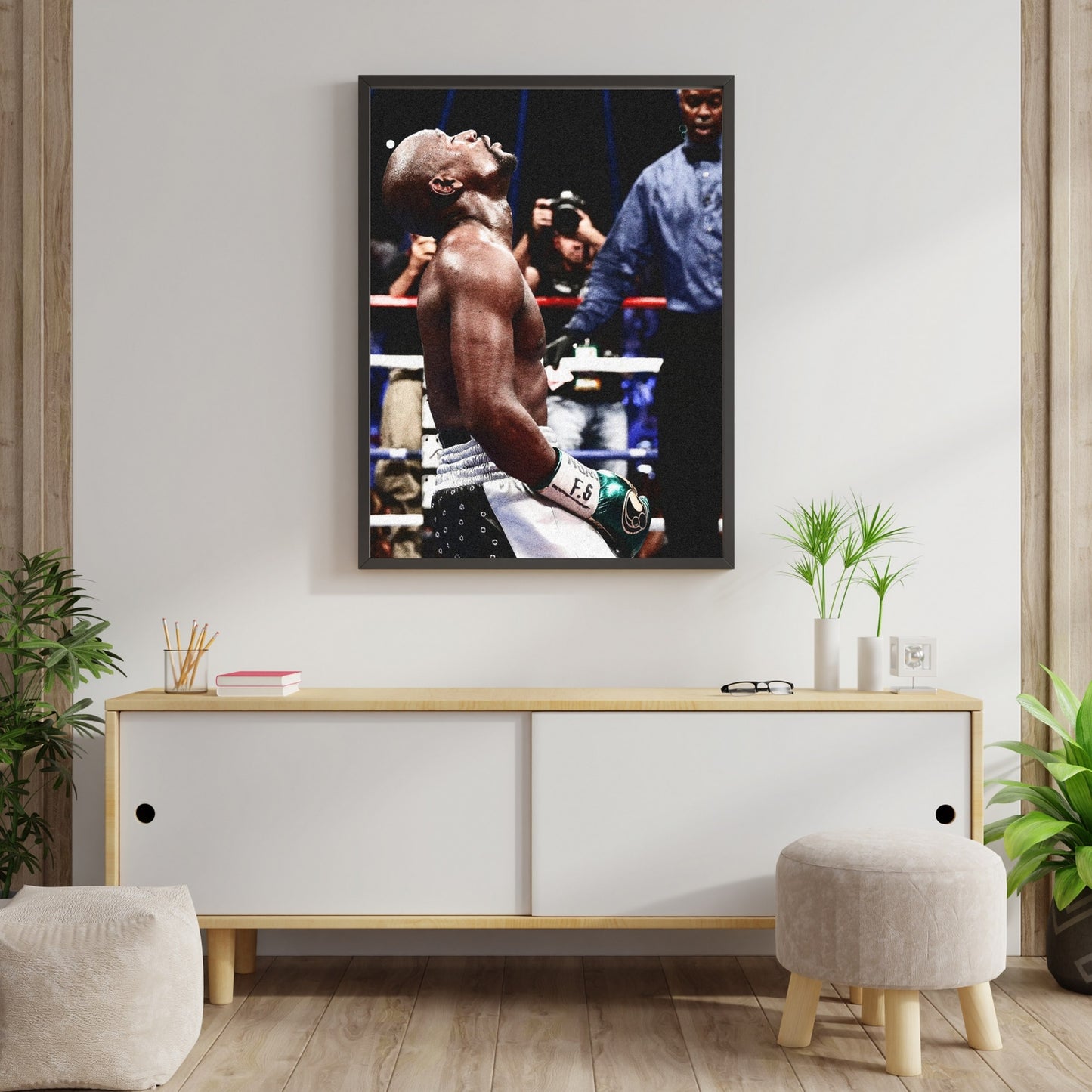 Floyd Mayweather Wall Poster M (46*61 cm) – Boxing & Sports Decor – High-Quality Athlete Art Print – Perfect Gift for Fans & Collectors