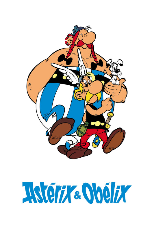 Asterix & Obelix Wall Poster Canvas XL (61*91 cm) – Fun Comic & Cartoon Decor – High-Quality Art Print – Perfect Gift for Fans & Collectors