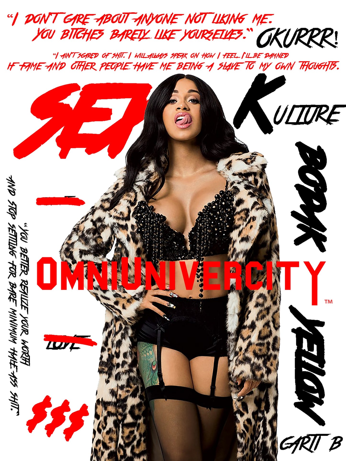 Cardi B Wall Poster XL (61*91 cm) – Hip-Hop & Urban Decor – High-Quality Artist Art Print – Perfect Gift for Fans & Collectors of Music & Street Culture