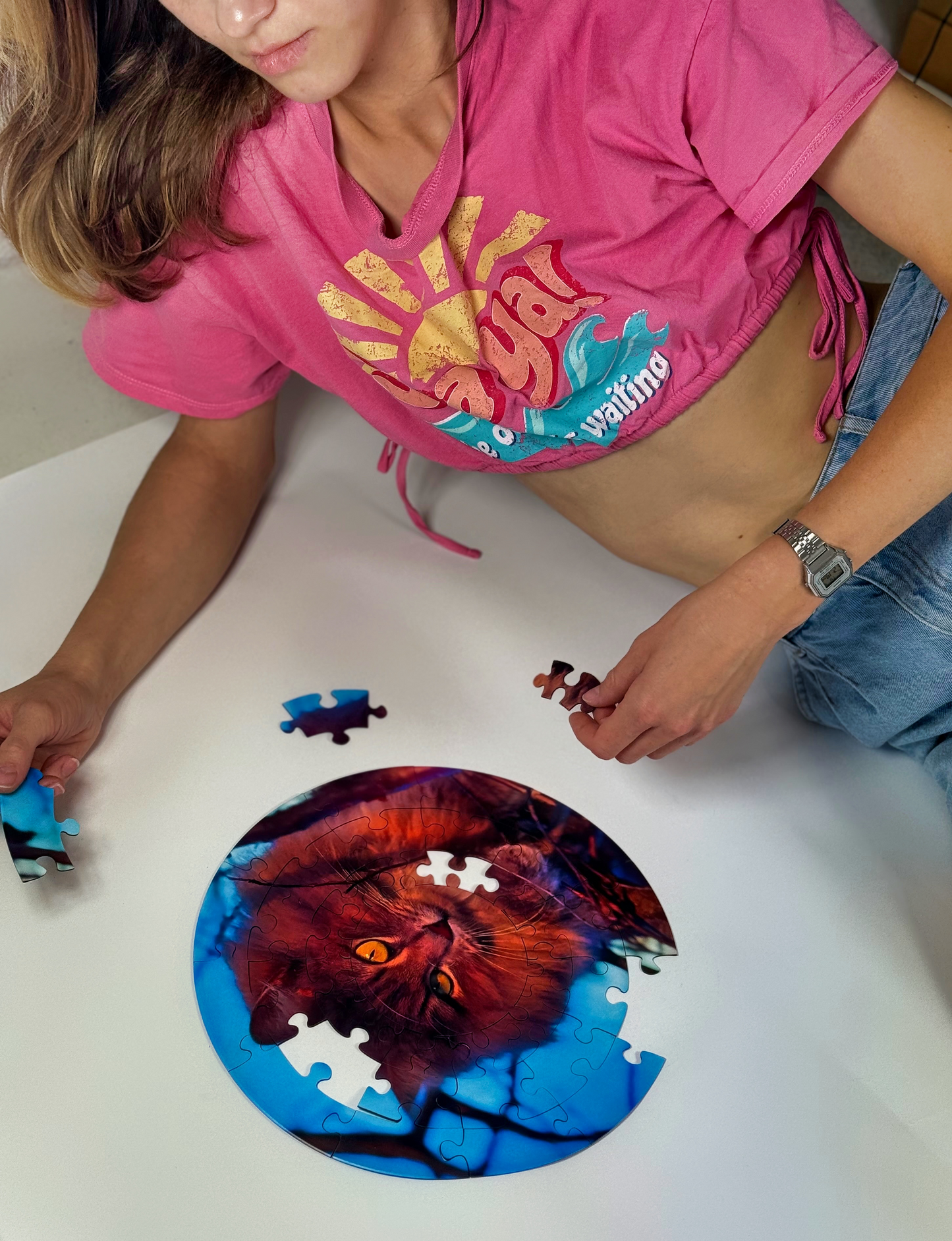 Personalized vinyl record puzzle 12-inch