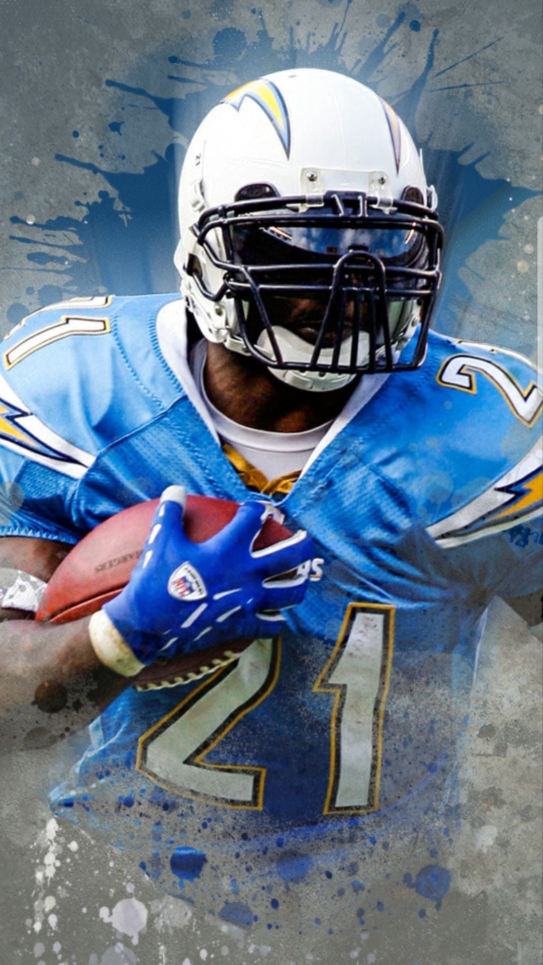 Ladainian Tomlinson Wall Poster XL (61*91 cm) – NFL & Football Decor – High-Quality Athlete Art – Perfect Gift for Fans & Collectors