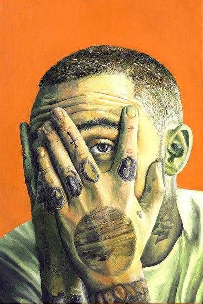 Mac Miller Wall Poster Canvas XL (60*90 cm) – Hip-Hop & Music Decor – High-Quality Artist Art Print – Perfect Gift for Fans & Collectors