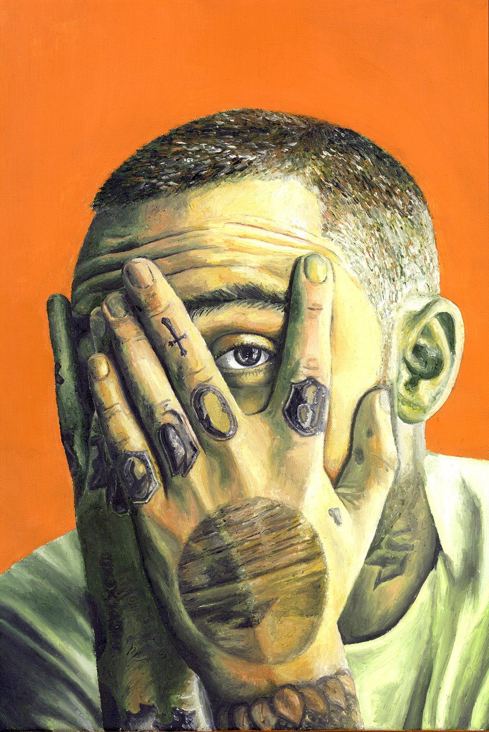 Mac Miller Wall Poster Canvas M (46*60 cm) – Hip-Hop & Music Decor – High-Quality Artist Art Print – Perfect Gift for Fans & Collectors