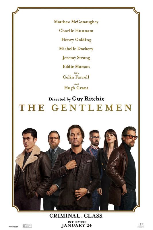The Gentlemen Movie Wall Poster  XL (61*91 cm)– Stylish Film & Crime Decor – High-Quality Art Print – Perfect Gift for Movie & Crime Fans