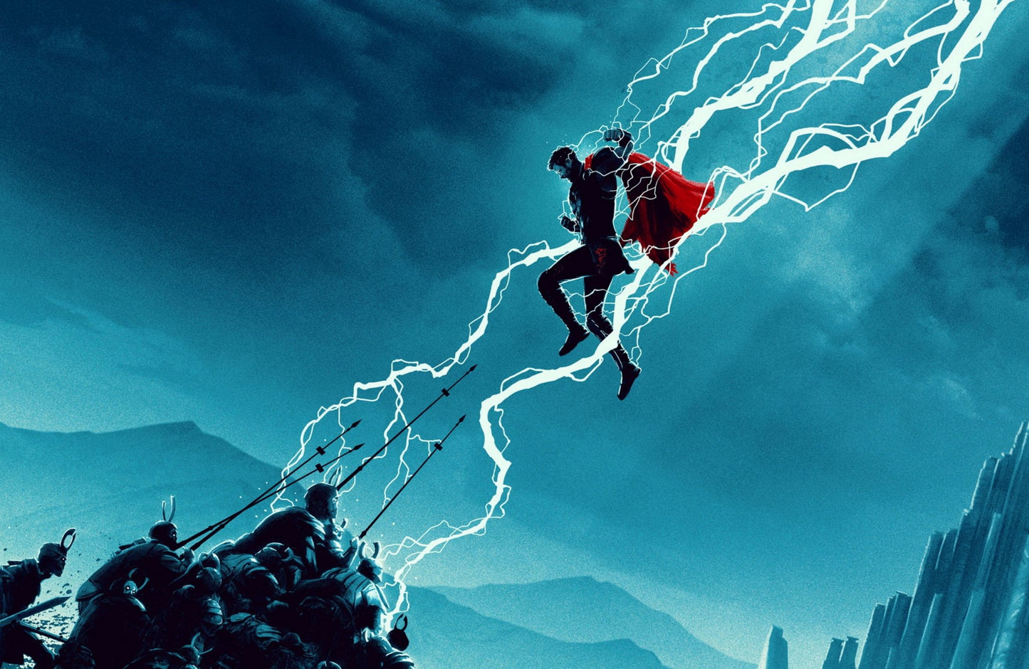 Thor-Inspired Wall Poster XL (61*91 cm) – Mythical & Heroic Movie Decor – High-Quality Art Print – Perfect Gift for Fans & Collectors of Mythology & Comics