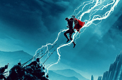 Thor-Inspired Wall Poster XL (61*91 cm) – Mythical & Heroic Movie Decor – High-Quality Art Print – Perfect Gift for Fans & Collectors of Mythology & Comics
