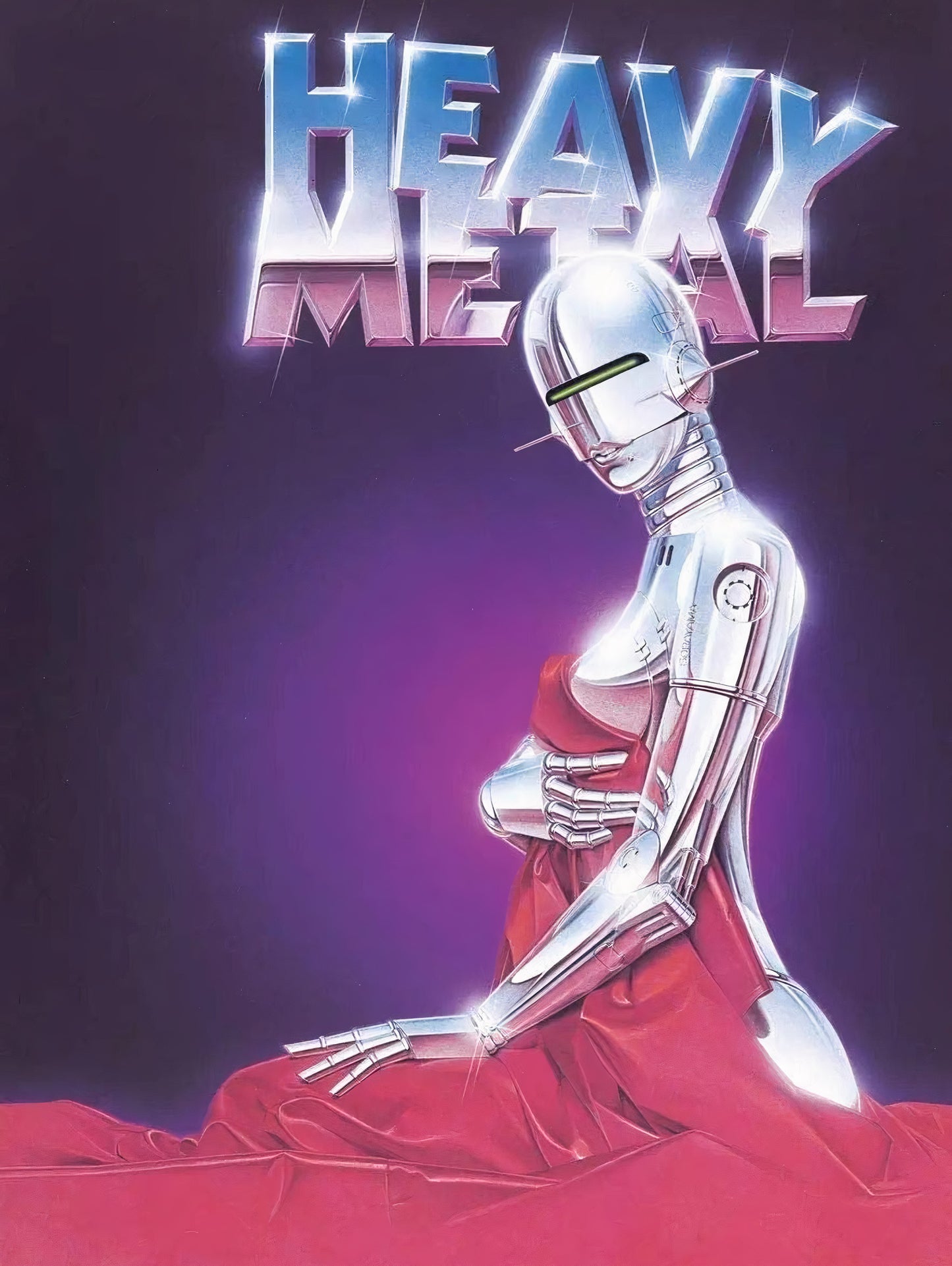 Futuristic Robot Art Poster XL (61*91 cm) – Sci-Fi & Modern Decor Erotik Robot Hajime Sorayama – High-Quality Print – Perfect Gift for Art & Design Enthusiasts