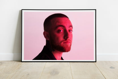 Mac Miller Wall Poster Canvas M (46*61 cm) – Hip-Hop & Music Decor – High-Quality Artist Art Print – Perfect Gift for Fans & Collectors