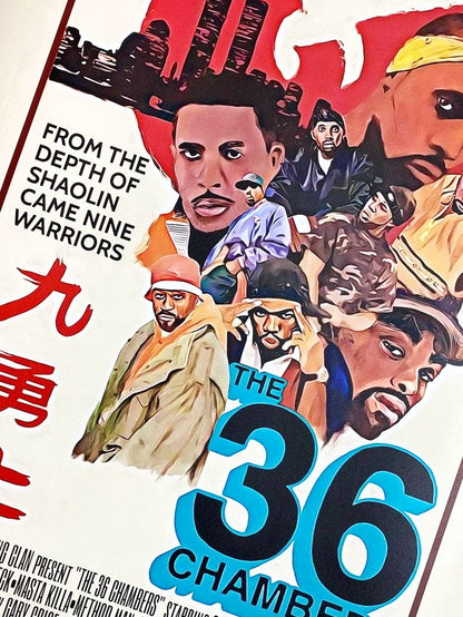 Wu Tang Music Band Poster L (61*81 cm) – Hip-Hop & Rap Decor – High-Quality Music Group Artwork – Perfect Gift for Fans & Collectors