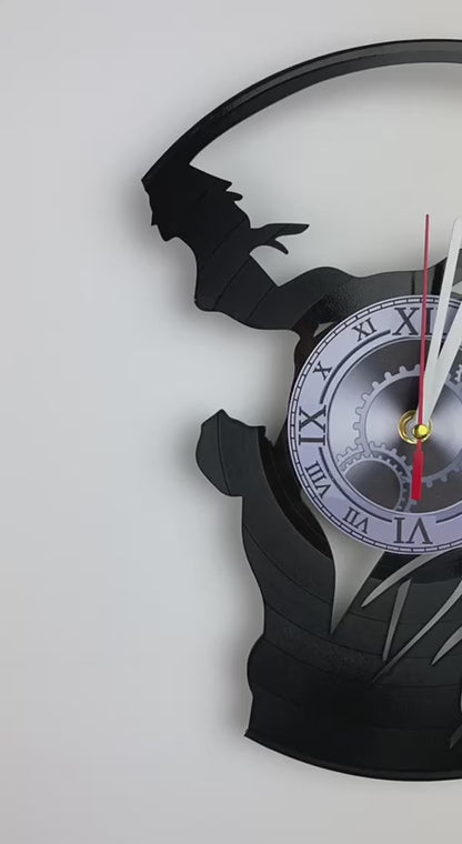 Dirty Dancing Movie Vinyl Record Clock – 12" Romantic & 80s Decor – Handcrafted Retro Wall Art – Unique Gift for Movie & Dance Fans