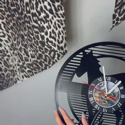 Deftones Vinyl Record Wall Clock — Handcrafted 12" Upcycled Vinyl Art — Alternative Music Decor — Unique Gift for Deftones Fans