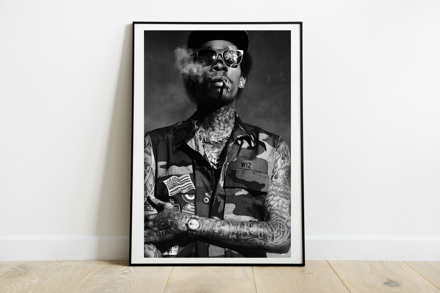 Wiz Khalifa Wall Poster  L (61*81 cm) – Hip-Hop & Streetwear Decor – High-Quality Artist Art Print – Perfect Gift for Fans & Music Collectors  Regenerate Copy Good response Bad response
